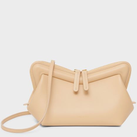 Women's Mansur Gavriel Mini M Frame Crossbody Bags Light Brown | AU 6417IC